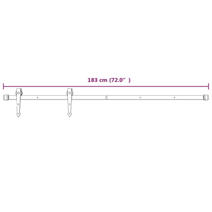 Posuvné Dveře Přírodní A Bílá 80 X 210 Cm Masivní Borové Dřevo