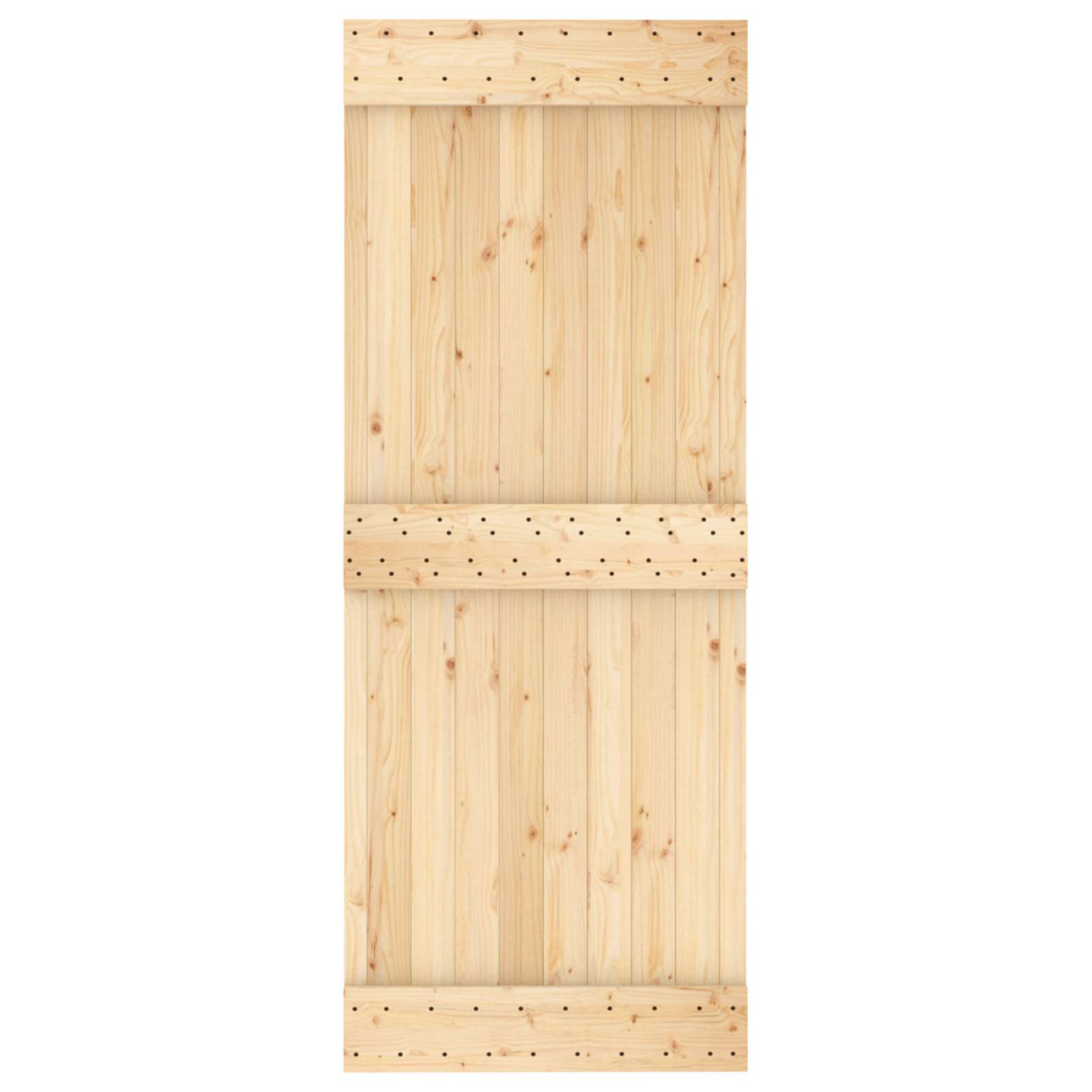 Posuvné Dveře Přirozená A Černá 80 X 210 Cm