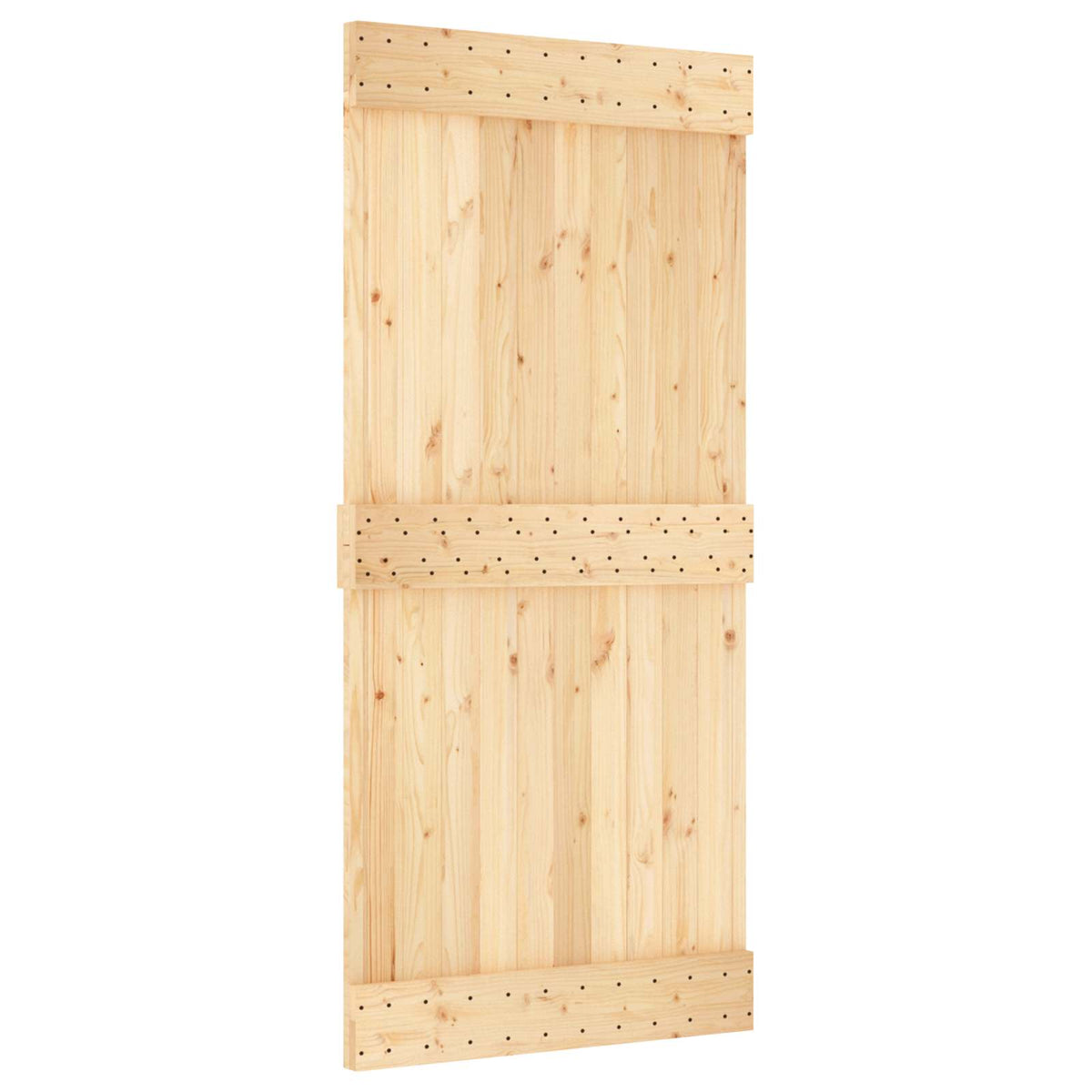 Posuvné Dveře Přirozená A Černá 95 X 210 Cm