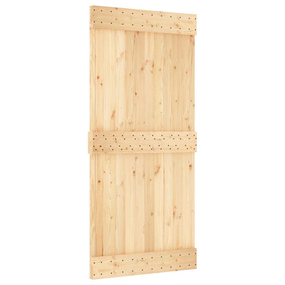 Posuvné Dveře Přirozená A Černá 95 X 210 Cm