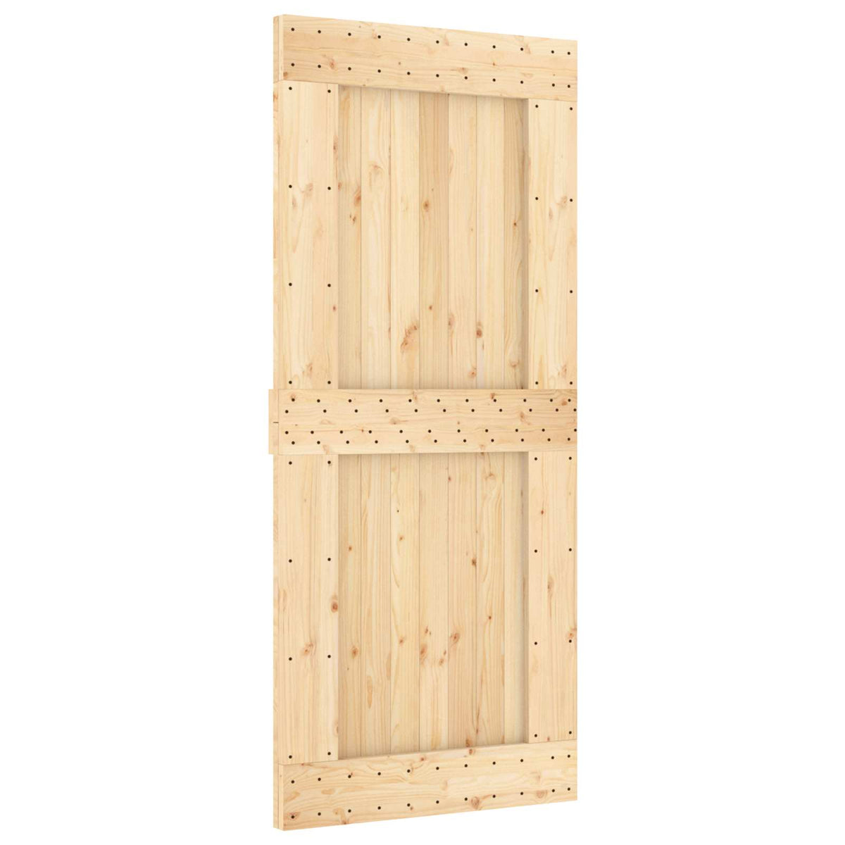 Posuvné Dveře Přirozená A Černá 90 X 210 Cm