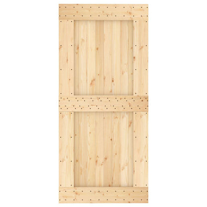 Posuvné Dveře Přirozená A Černá 95 X 210 Cm