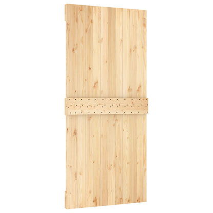Posuvné Dveře Přirozená A Černá 95 X 210 Cm