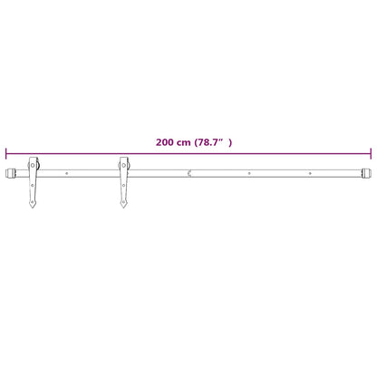 Posuvné Dveře Přírodní A Bílá 70 X 210 Cm Masivní Borové Dřevo