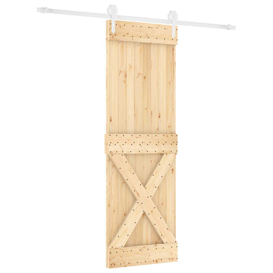 Posuvné Dveře Přírodní A Bílá 80 X 210 Cm