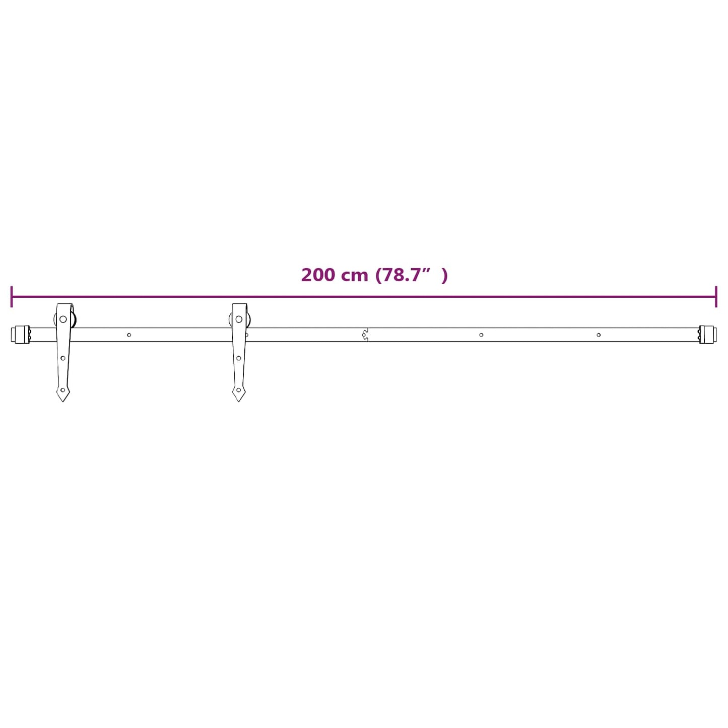 Posuvné Dveře Přírodní A Bílá 80 X 210 Cm Masivní Borové Dřevo