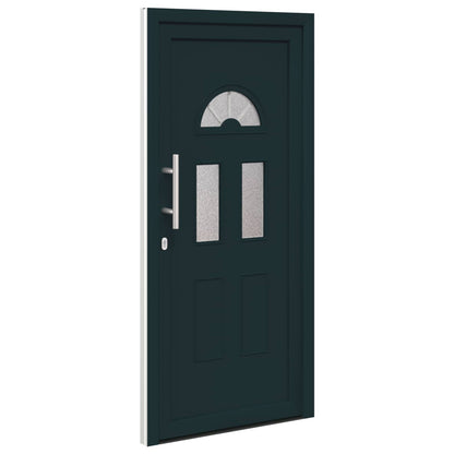 Přední Dveře Antracitová 110 X 210 Cm Pvc