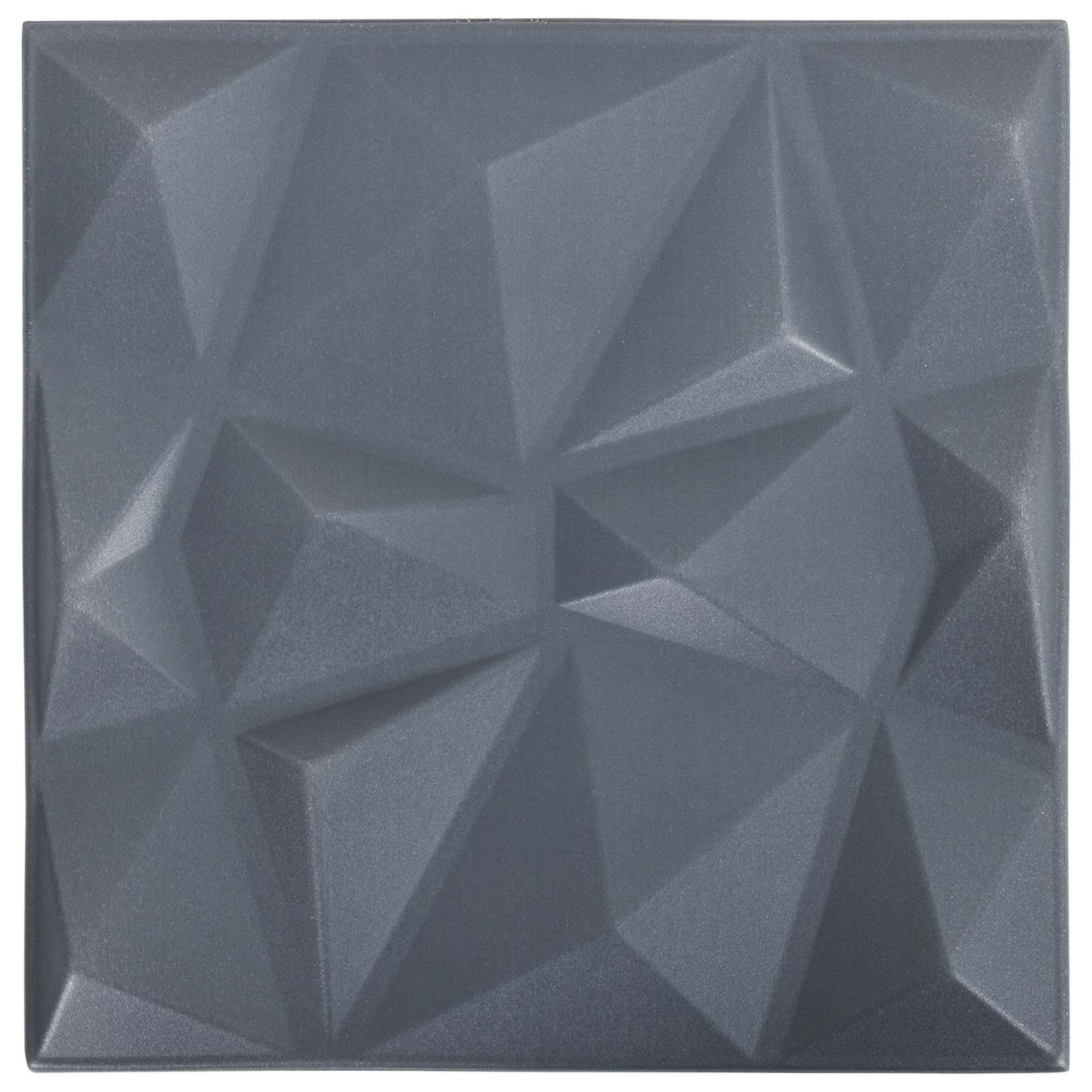 Nástěnné Panely 24 Pcs Diamantová Šedá 50 X 50 Cm Xps Pěna