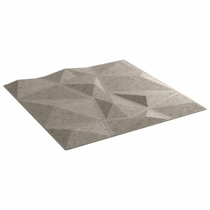 Nástěnné Panely 24 Pcs Betonově Šedá 50 X 50 Cm Xps Pěna