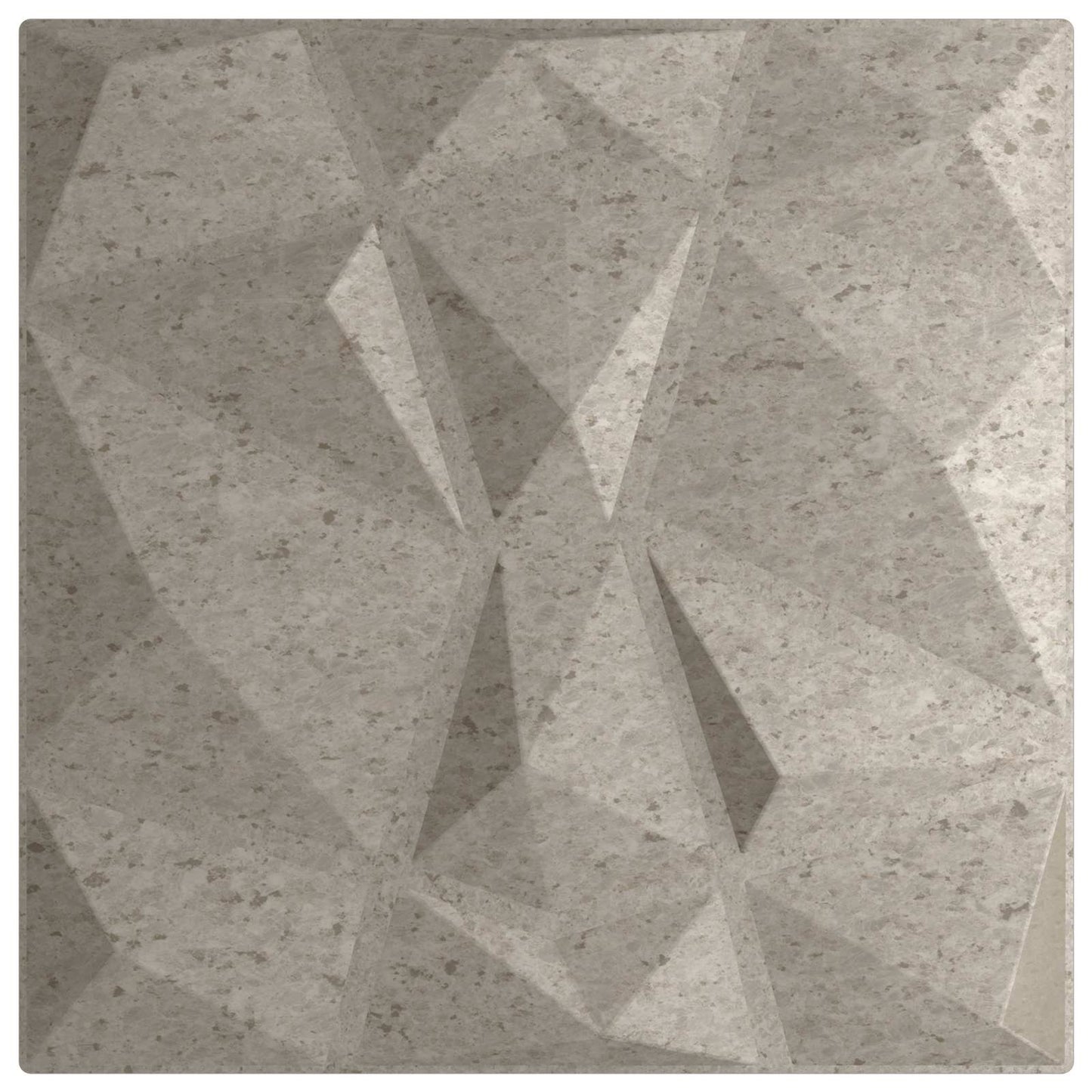 Nástěnné Panely 48 Pcs Betonově Šedá 50 X 50 Cm Xps Pěna