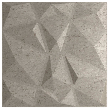 Nástěnné Panely 48 Pcs Betonově Šedá 50 X 50 Cm Xps Pěna