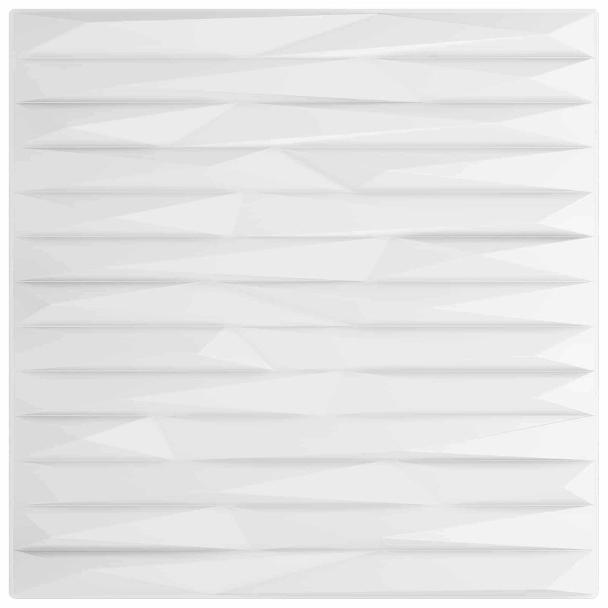 Nástěnné Panely 48 Pcs Bílý Kámen 50 X 50 Cm Xps Pěna