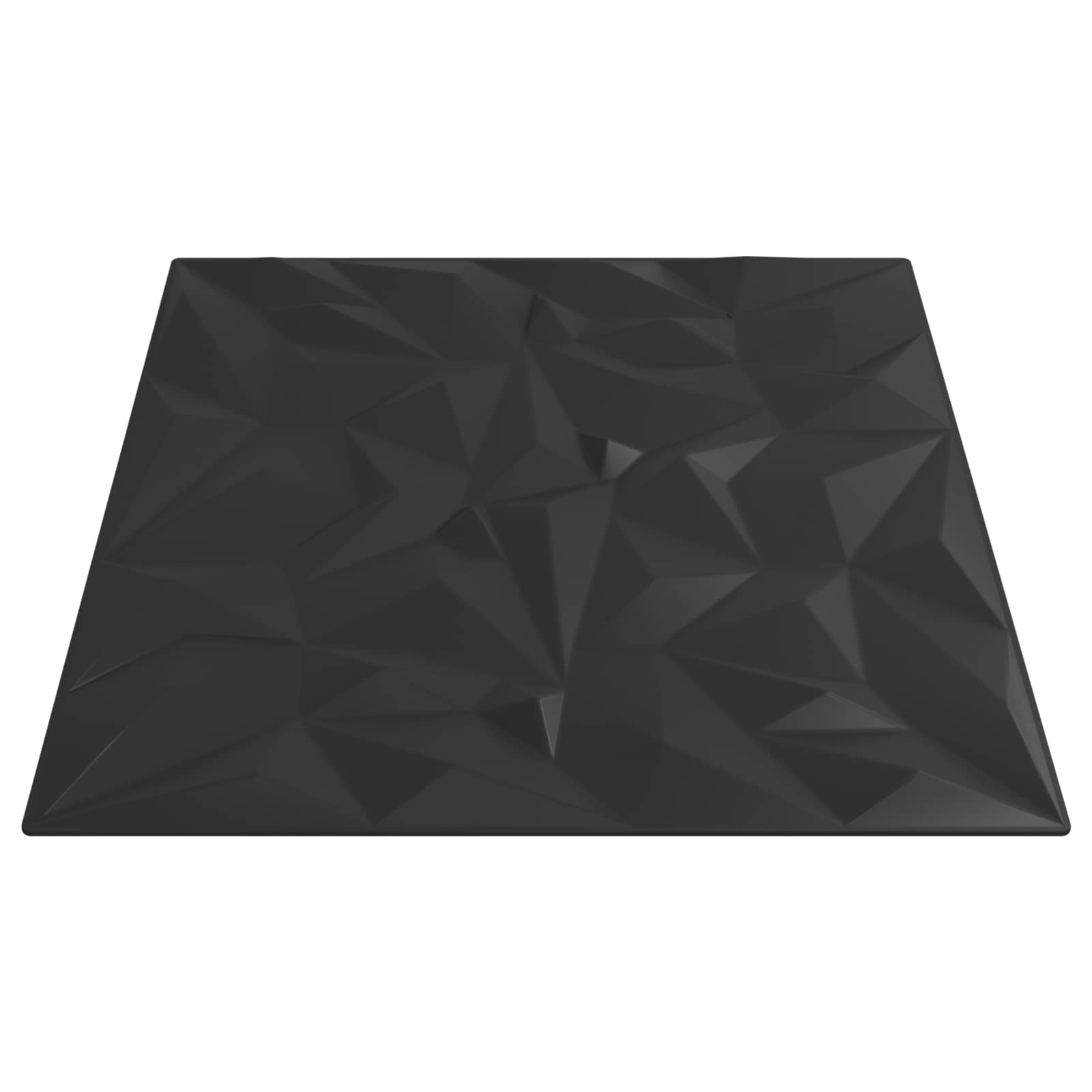 Nástěnné Panely 24 Pcs Černá 50 X 50 Cm Xps Pěna