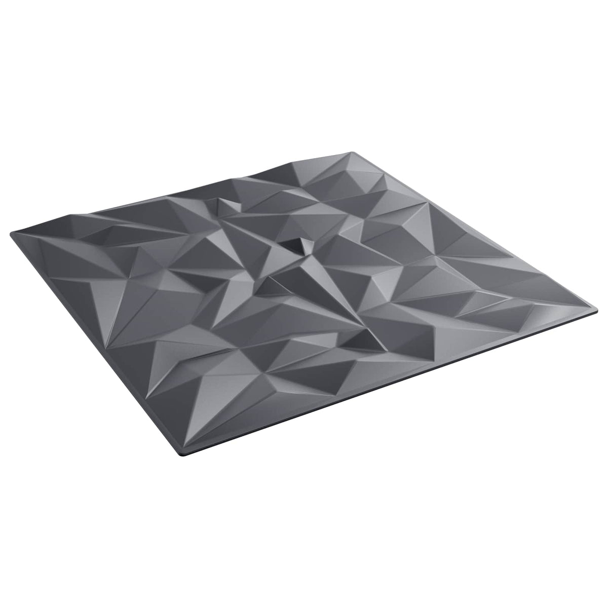 Nástěnné Panely 48 Pcs Ametystová Šedá 50 X 50 Cm Xps Pěna