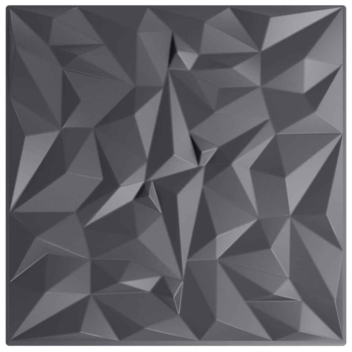 Nástěnné Panely 48 Pcs Ametystová Šedá 50 X 50 Cm Xps Pěna