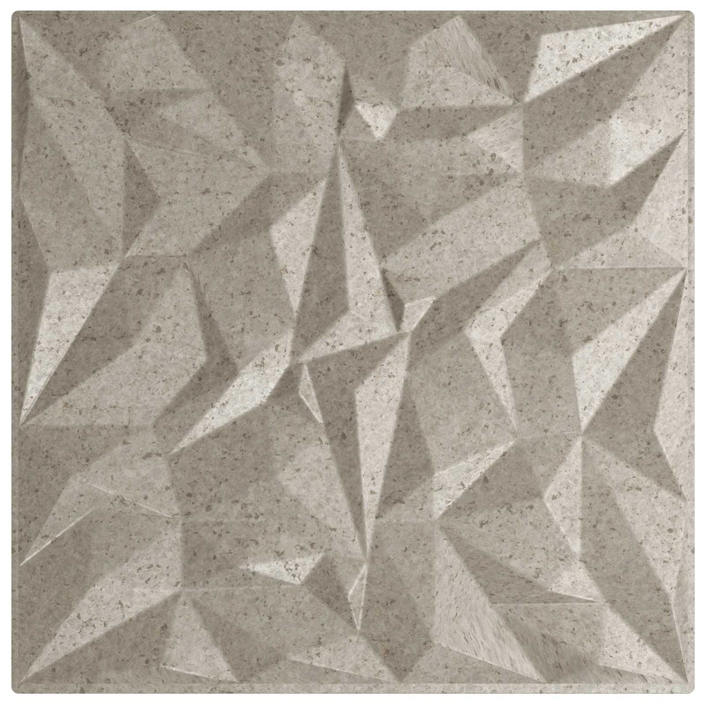 Nástěnné Panely 48 Pcs Ametystový Beton 50 X 50 Cm Xps Pěna