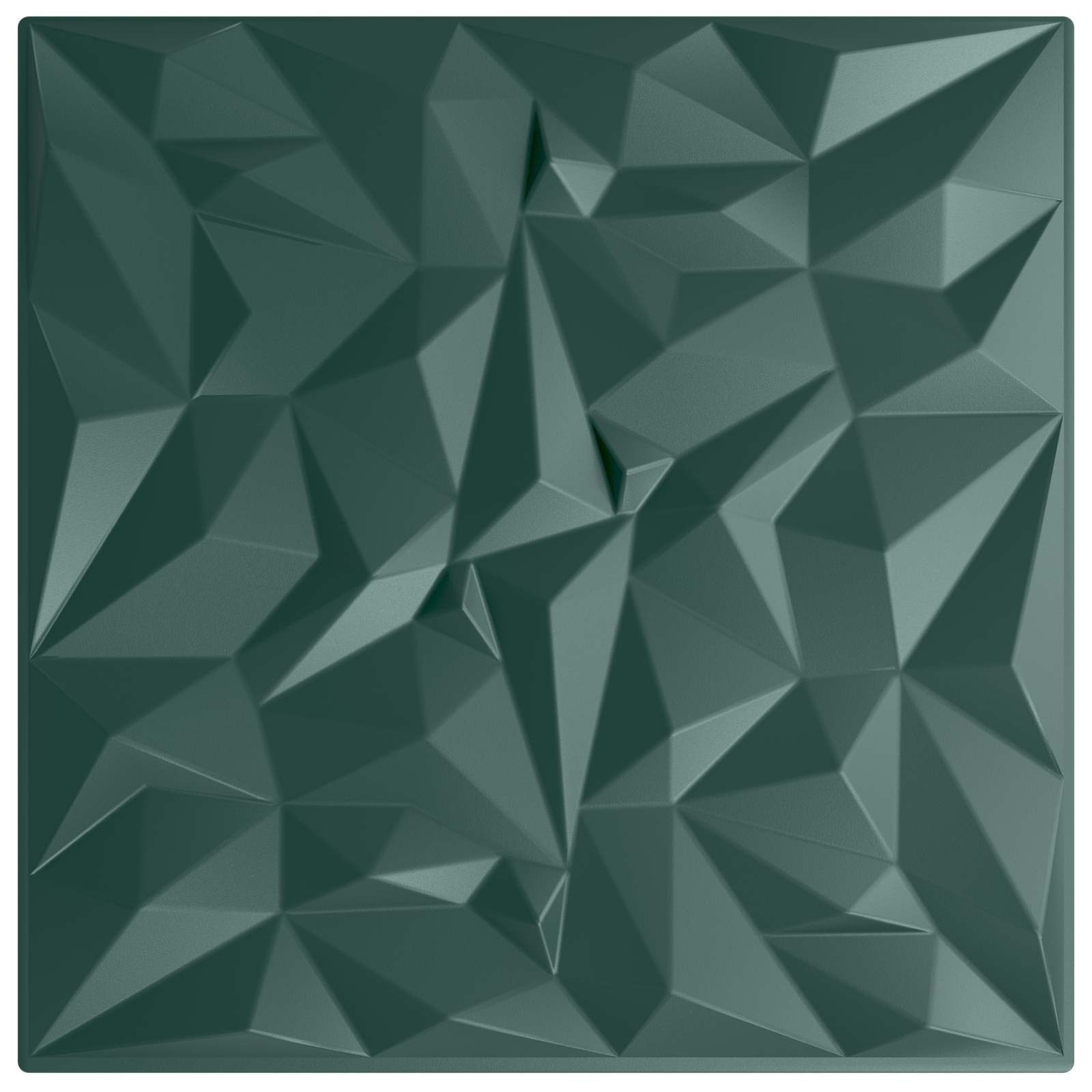 Nástěnné Panely 48 Pcs Ametystová Zelená 50 X 50 Cm Xps Pěna