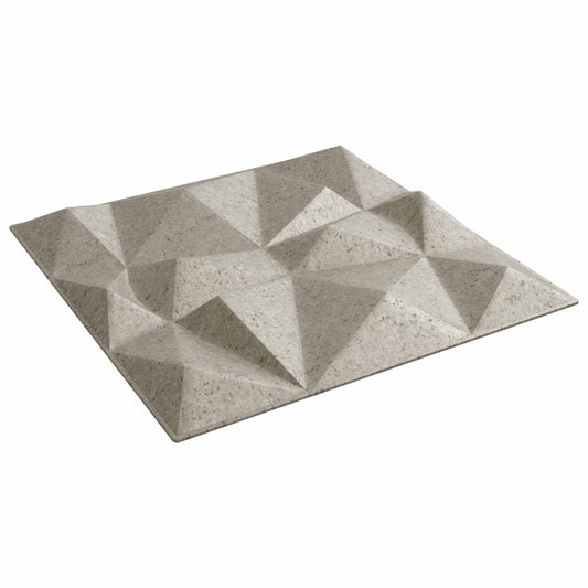 Nástěnné Panely 12 Pcs Diamantový Beton 50 X 50 Cm Xps Pěna