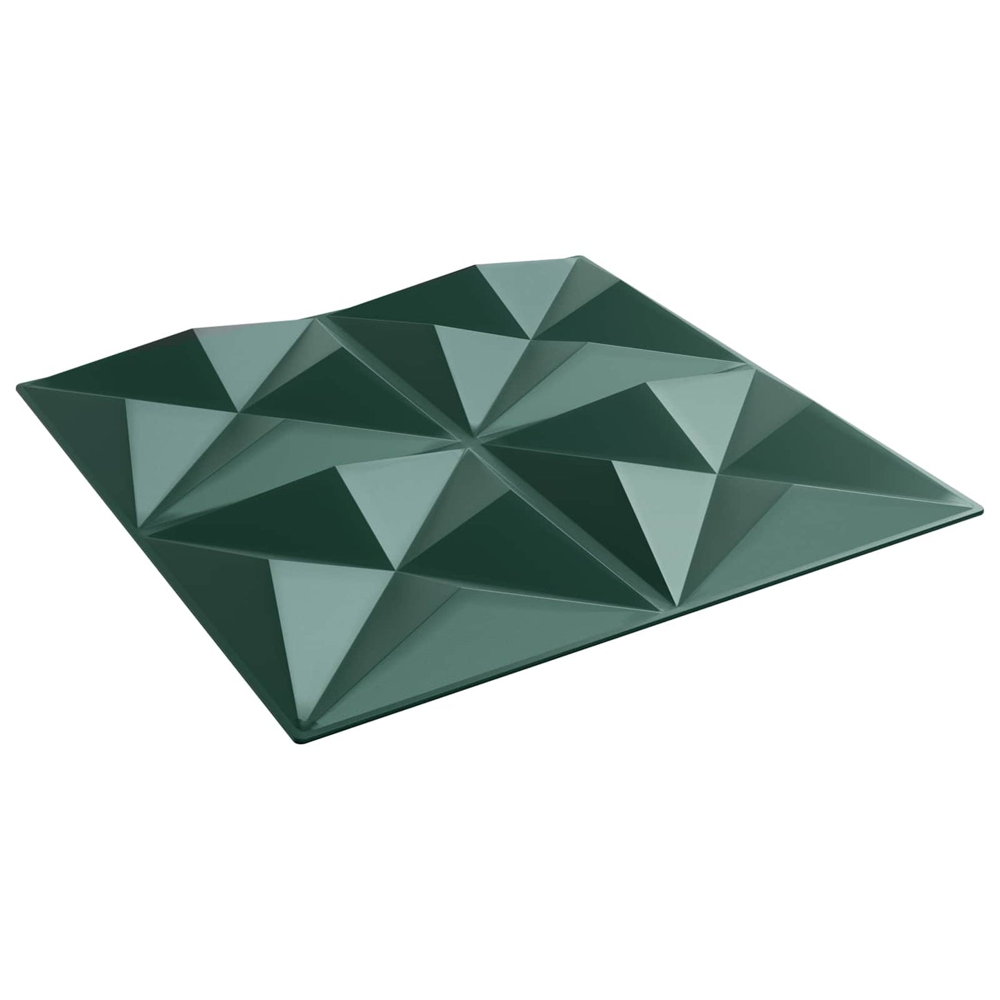 Nástěnné Panely 48 Pcs Origami Zelená 50 X 50 Cm Xps Pěna