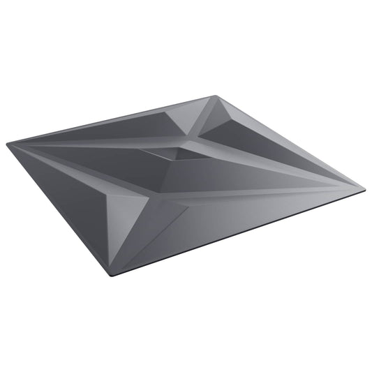 Nástěnné Panely Hvězda 12 Pcs Hvězdová Šedá 50 X 50 Cm Xps Pěna