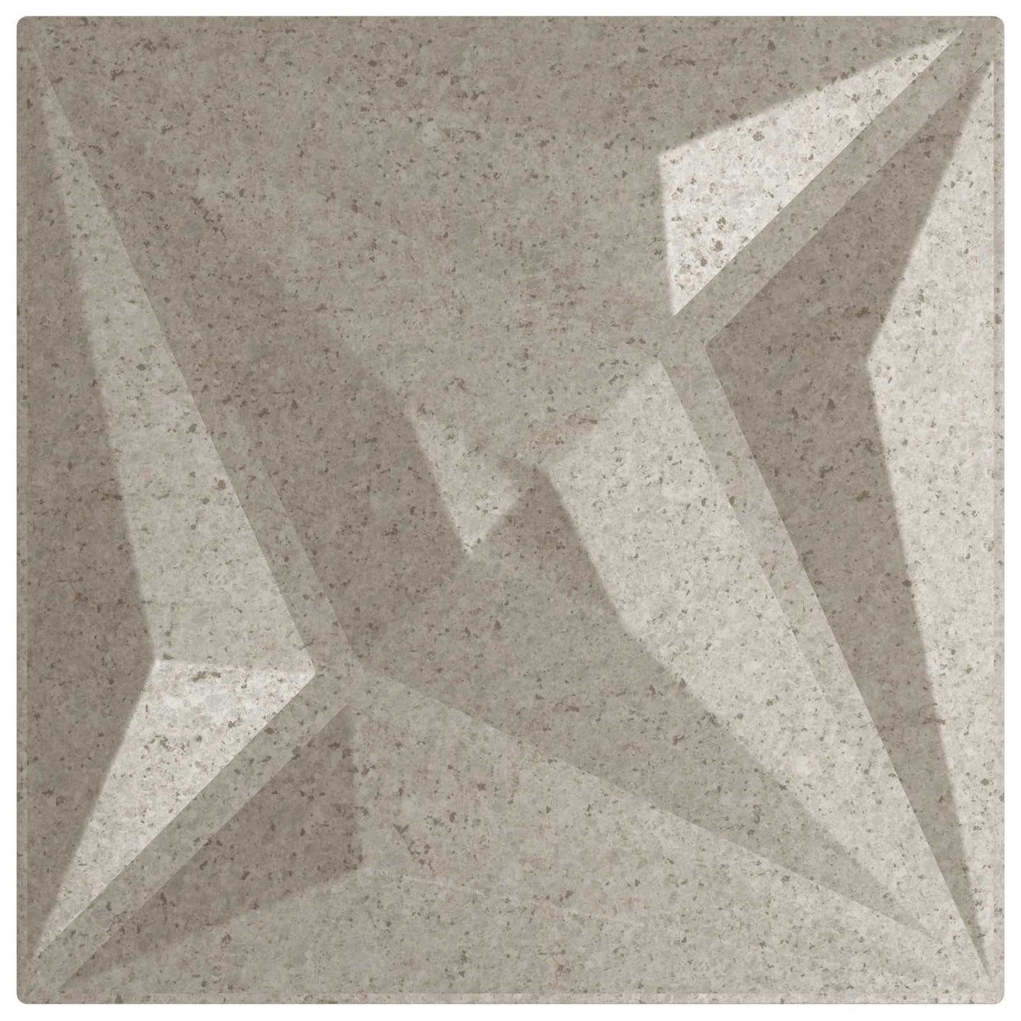 Nástěnné Panely 12 Pcs Hvězdový Beton 50 X 50 Cm Xps Pěna