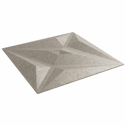 Nástěnné Panely 24 Pcs Hvězdový Beton 50 X 50 Cm Xps Pěna