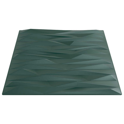 Nástěnné Panely 48 Pcs Kamenná Zelená 50 X 50 Cm Xps Pěna