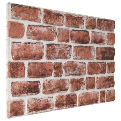 Nástěnné Panely 10 Pcs Tmavě Hnědá A Bílá 100 X 50 Cm Eps Pěna