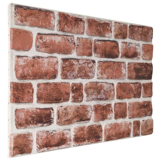 Nástěnné Panely 10 Pcs Tmavě Hnědá A Bílá 100 X 50 Cm Eps Pěna