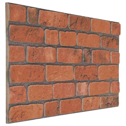 Nástěnné Panely 10 Pcs Cihlová 100 X 50 Cm Eps Pěna