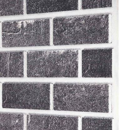 Nástěnné Panely 10 Pcs Černá A Šedá 100 X 50 Cm Eps Pěna