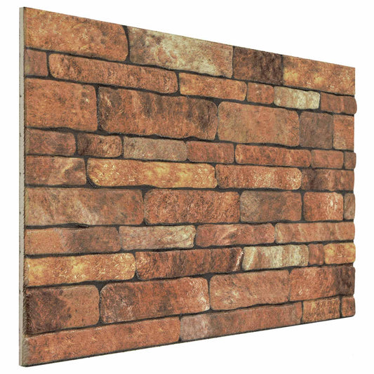 Nástěnné Panely 10 Pcs Hnědá A Bílá 100 X 50 Cm Eps Pěna