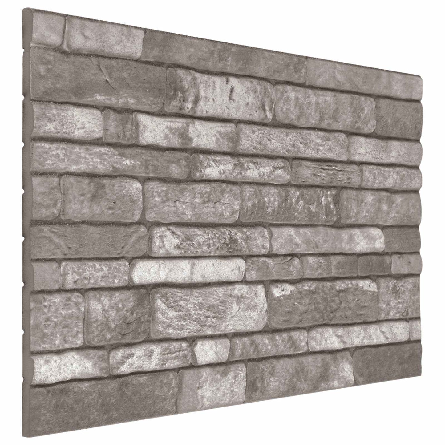 Nástěnné Panely 10 Pcs Tmavě Šedá 100 X 50 Cm Eps Pěna