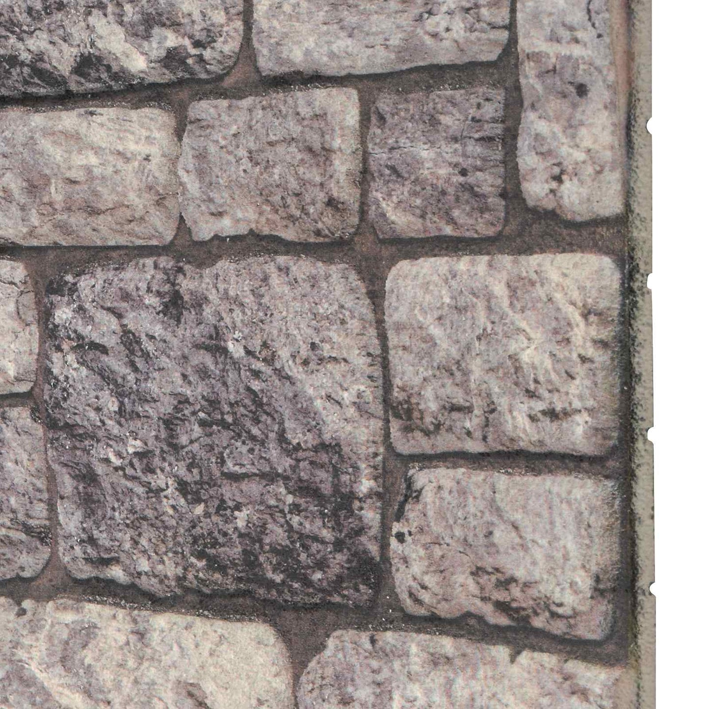 Nástěnné Panely 10 Pcs Šedá A Bílá 100 X 50 Cm Eps Pěna