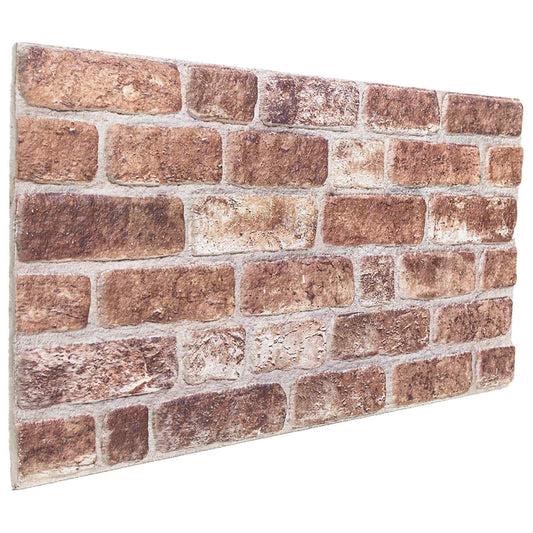 Nástěnné Panely 10 Pcs Hnědá 100 X 50 Cm Eps Pěna