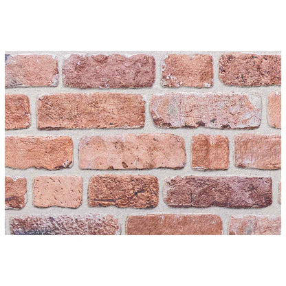 Nástěnné Panely 10 Pcs Červená 100 X 50 Cm Eps Pěna