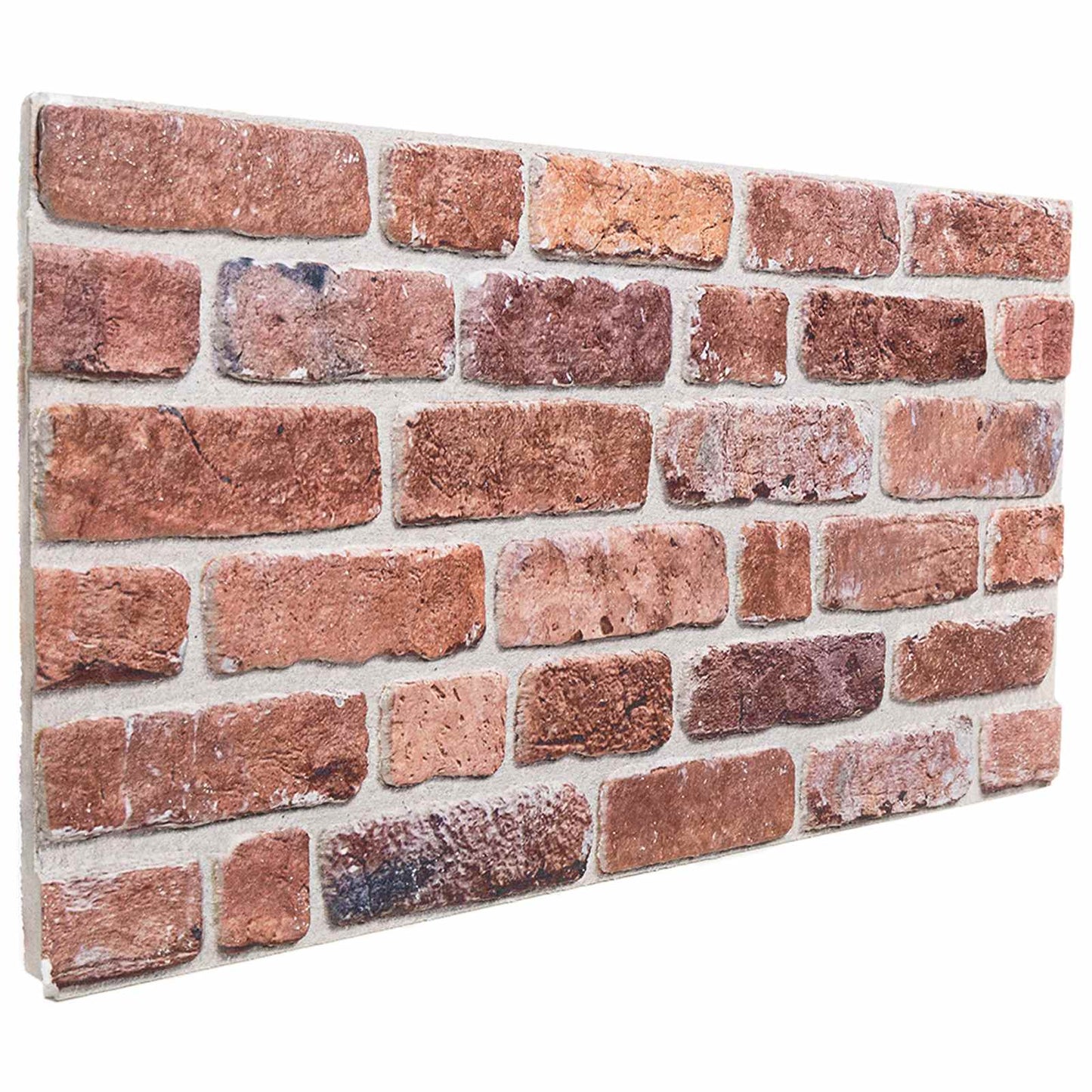 Nástěnné Panely 10 Pcs Červená 100 X 50 Cm Eps Pěna