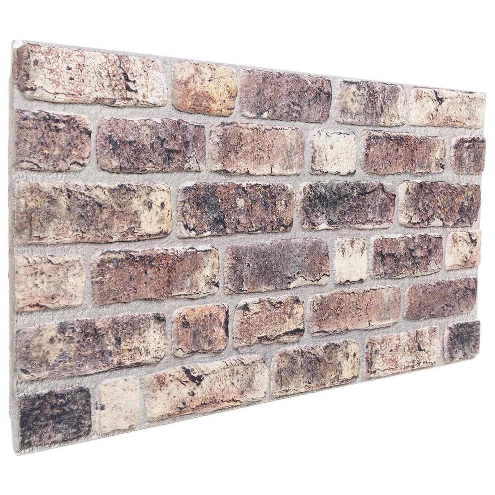 Nástěnné Panely 10 Pcs Tmavě Hnědá 100 X 50 Cm Eps Pěna
