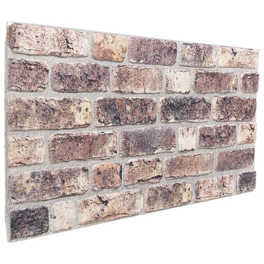 Nástěnné Panely 10 Pcs Tmavě Hnědá 100 X 50 Cm Eps Pěna