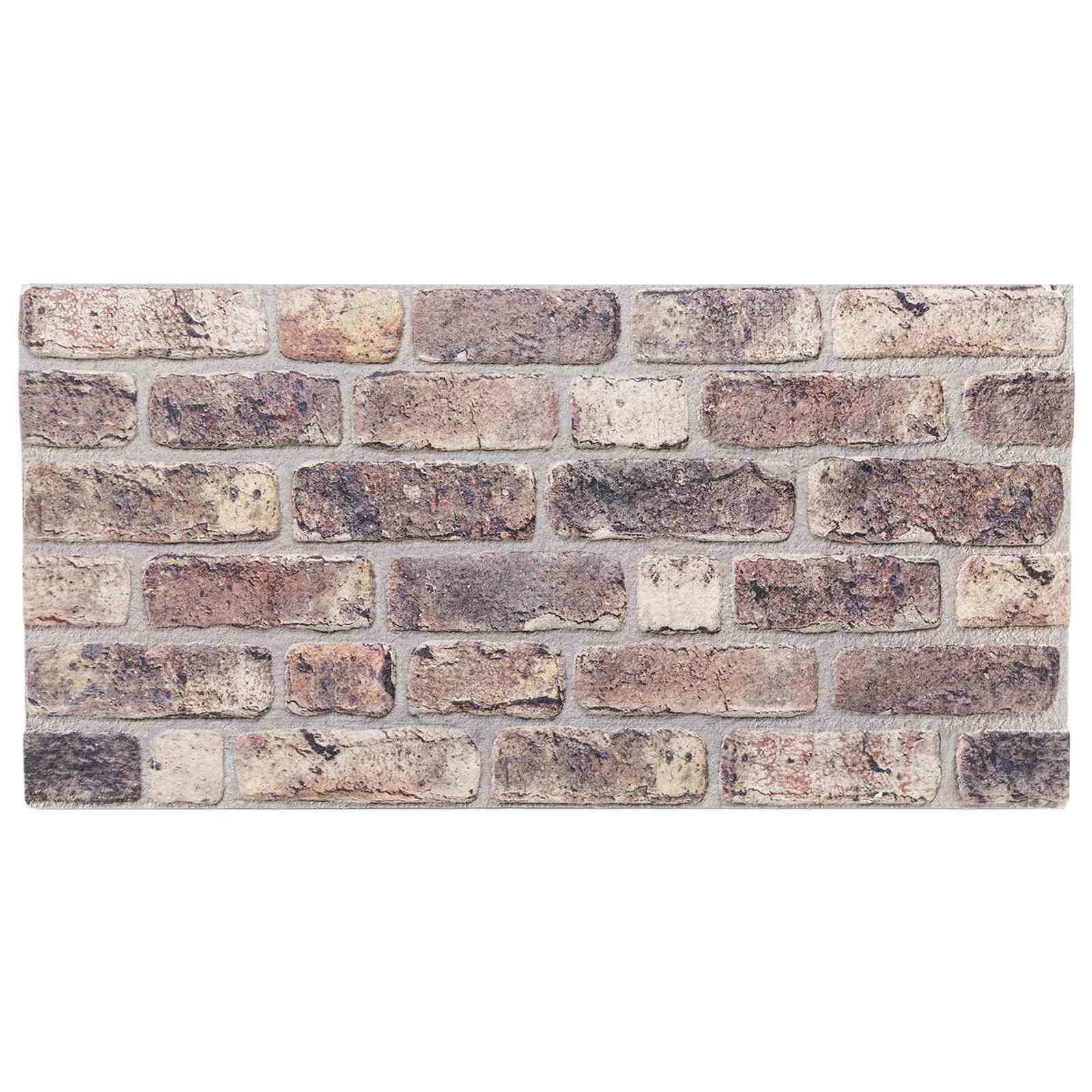 Nástěnné Panely 10 Pcs Tmavě Hnědá 100 X 50 Cm Eps Pěna