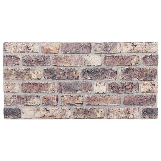 Nástěnné Panely 10 Pcs Tmavě Hnědá 100 X 50 Cm Eps Pěna