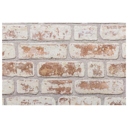 Nástěnné Panely 10 Pcs Červená A Bílá 100 X 50 Cm Eps Pěna