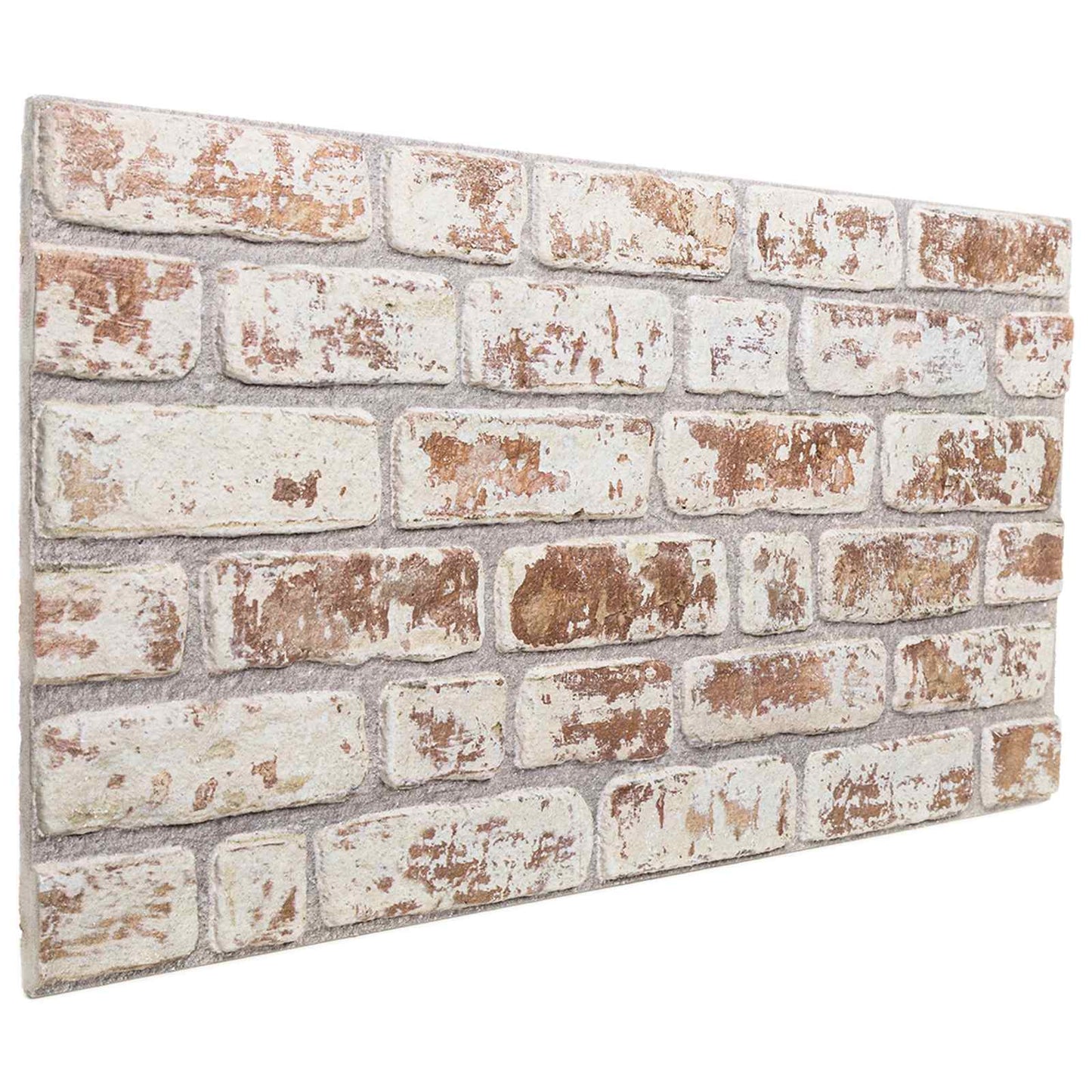 Nástěnné Panely 10 Pcs Červená A Bílá 100 X 50 Cm Eps Pěna