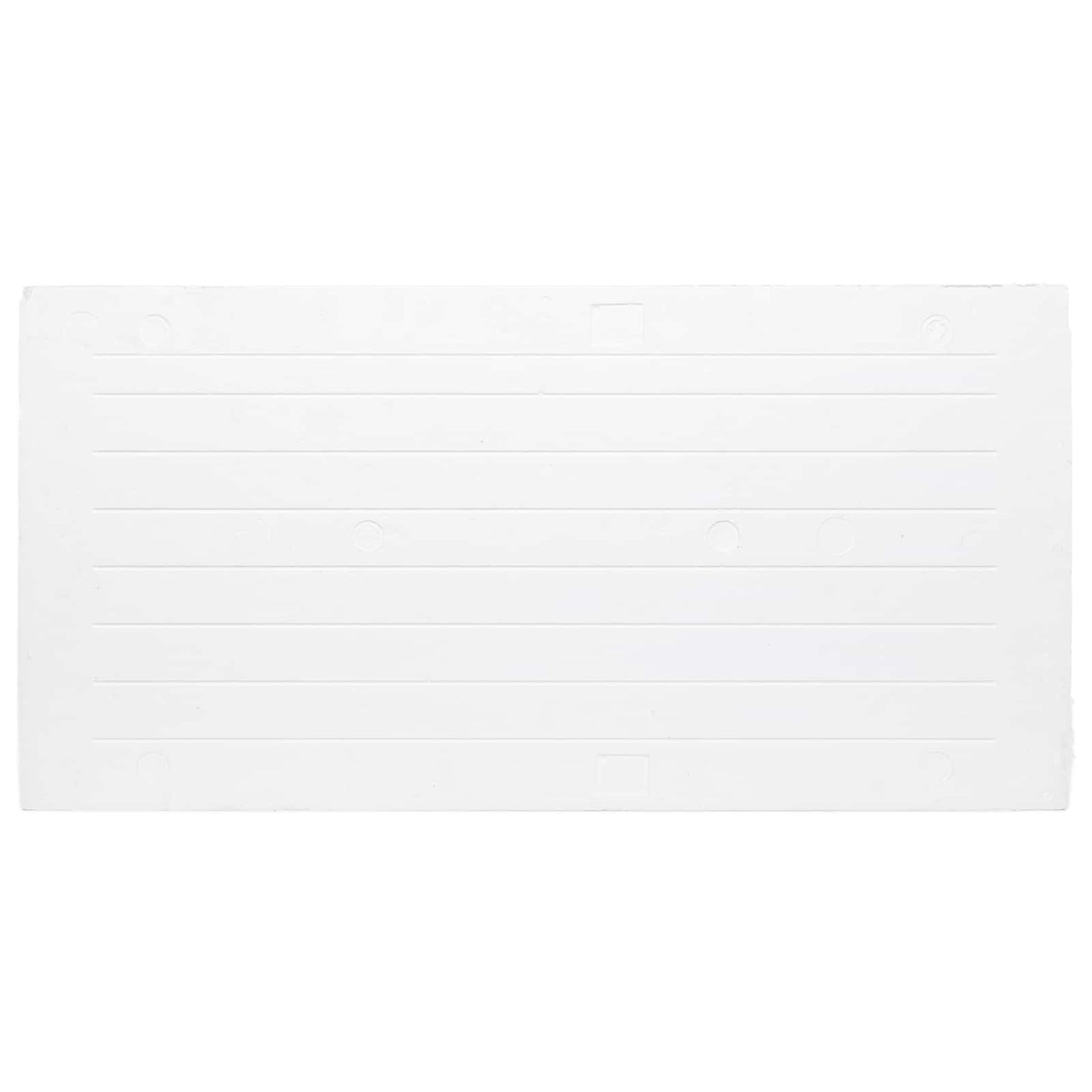 Nástěnné Panely 10 Pcs Červená A Bílá 100 X 50 Cm Eps Pěna