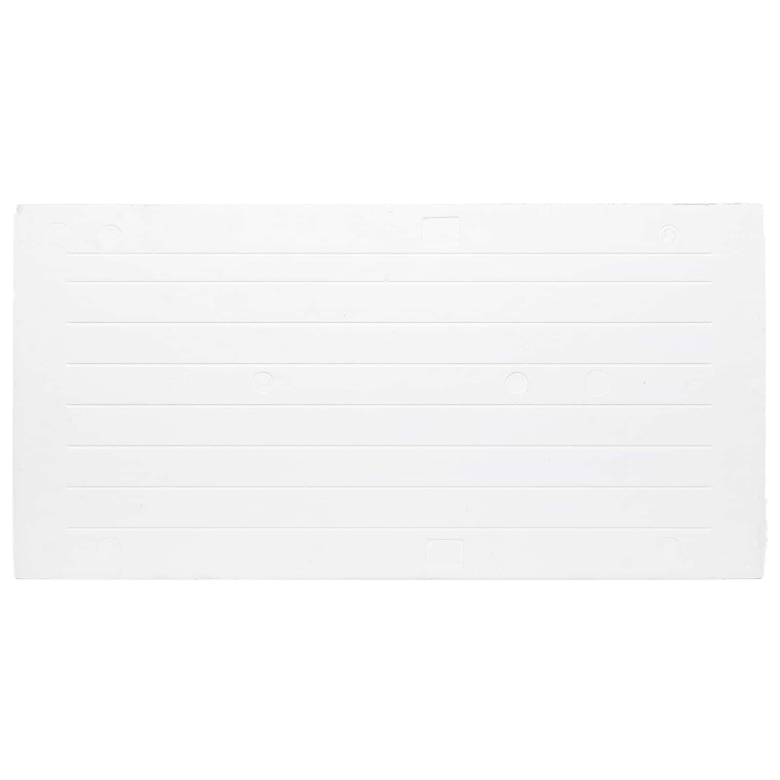 Nástěnné Panely 10 Pcs Červená A Bílá 100 X 50 Cm Eps Pěna