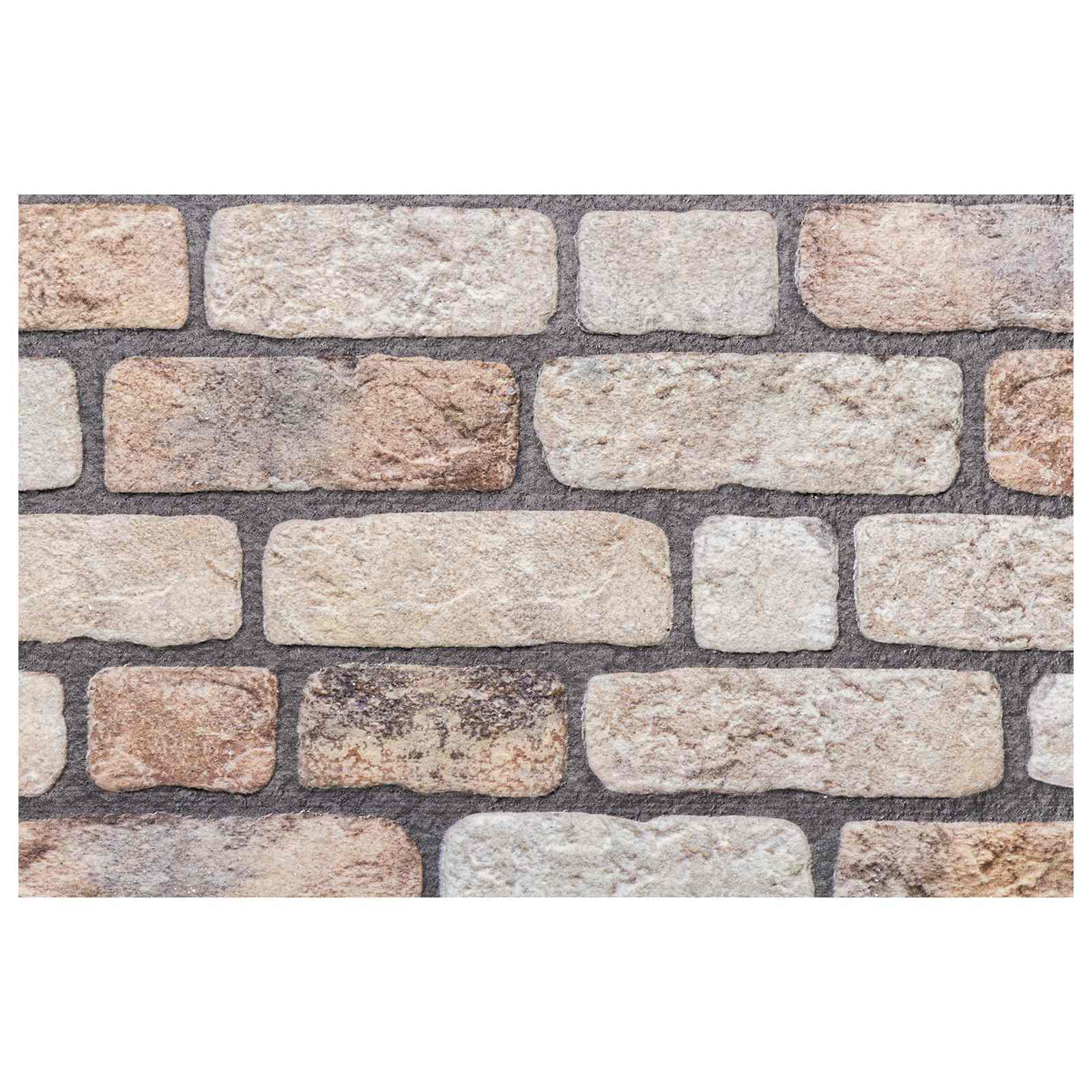 Nástěnné Panely 10 Pcs Světle Hnědá 100 X 50 Cm Eps Pěna