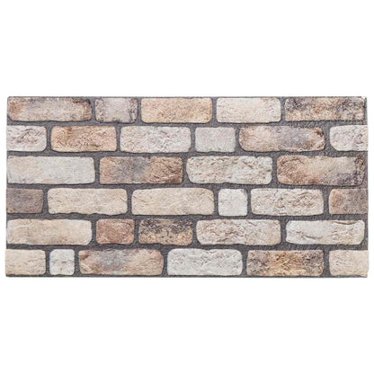 Nástěnné Panely 10 Pcs Světle Hnědá 100 X 50 Cm Eps Pěna