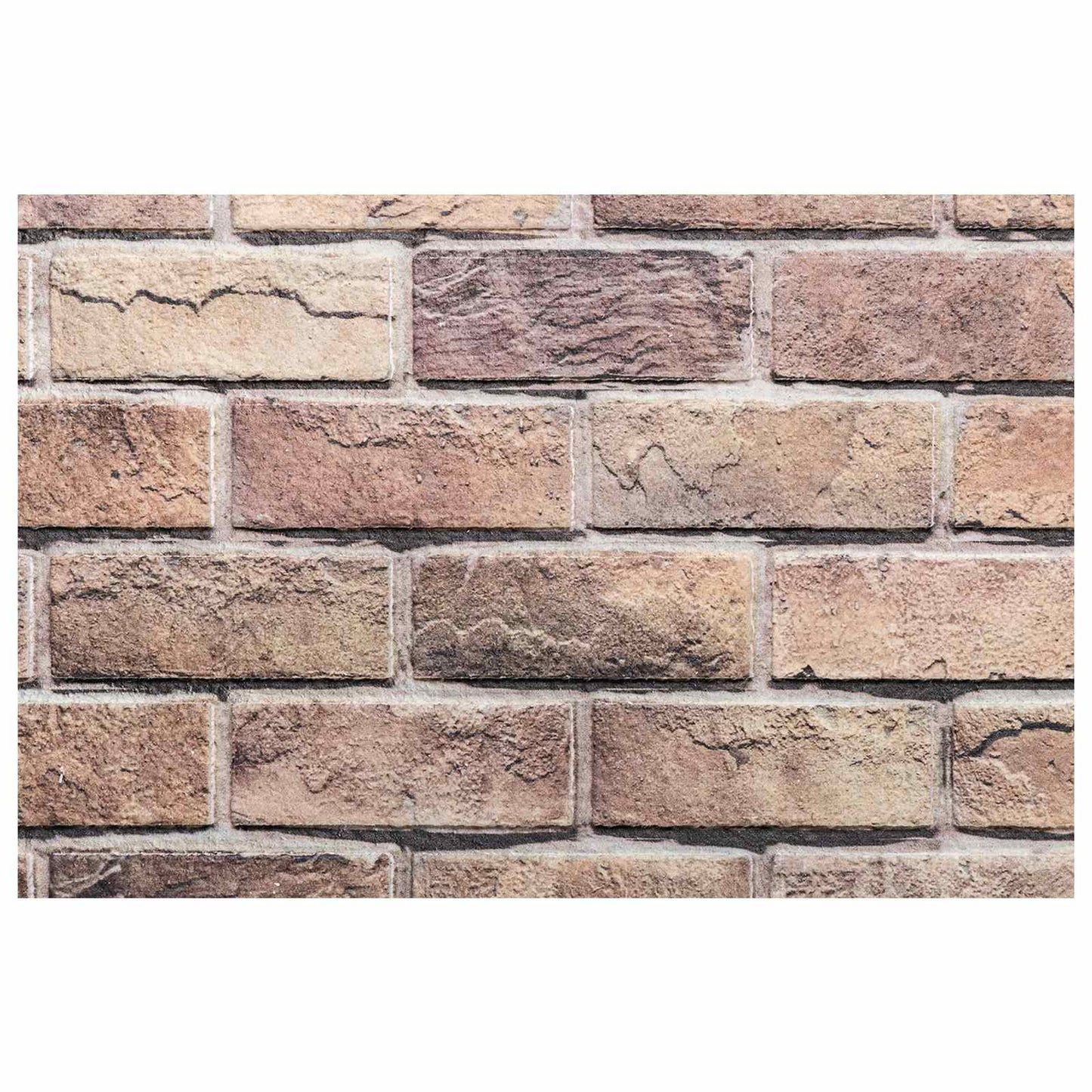 Nástěnné Panely 10 Pcs Hnědá A Šedá 100 X 50 Cm Eps Pěna