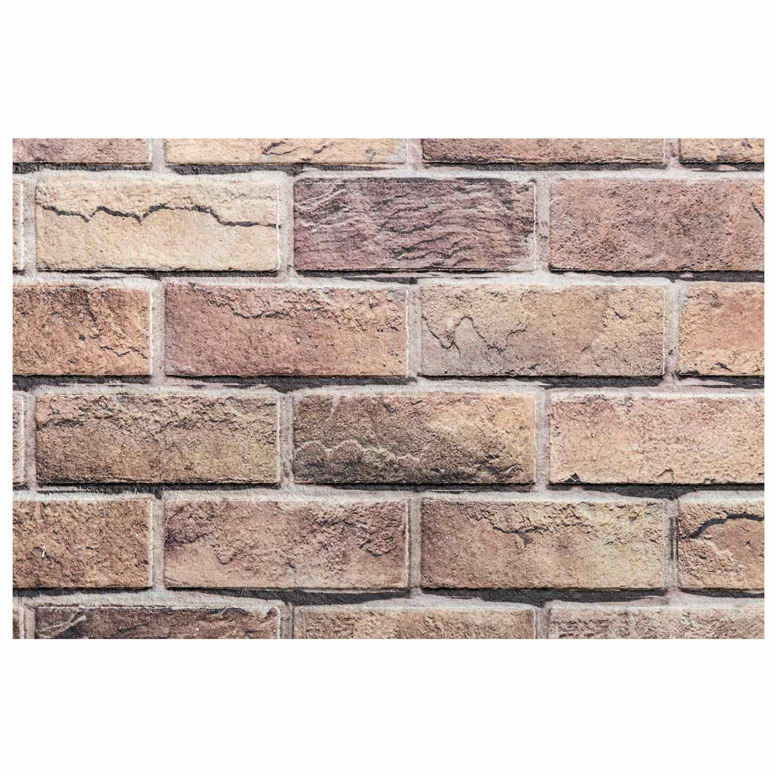 Nástěnné Panely 10 Pcs Hnědá A Šedá 100 X 50 Cm Eps Pěna