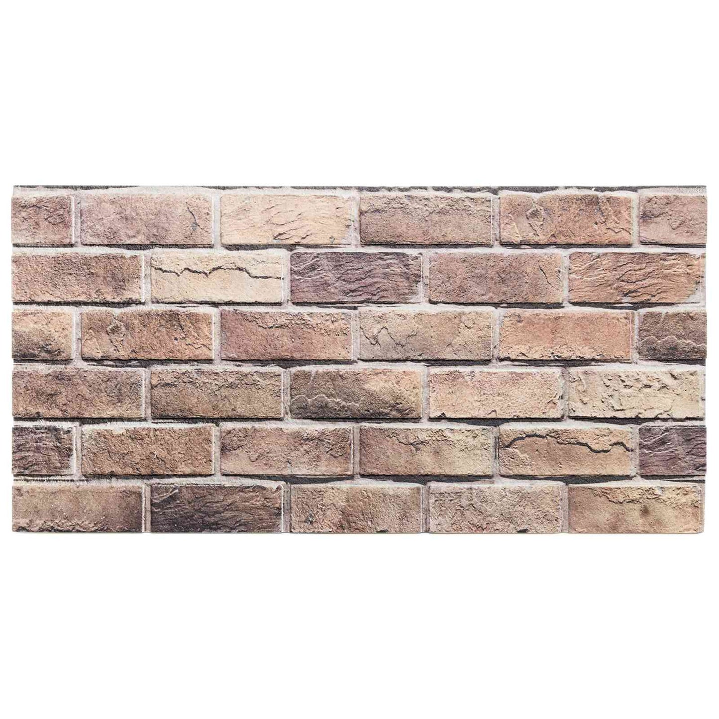 Nástěnné Panely 10 Pcs Hnědá A Šedá 100 X 50 Cm Eps Pěna